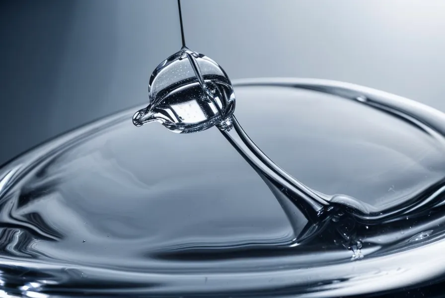 A person adding drops of bleach to a water footer-a116d1 for disinfection.